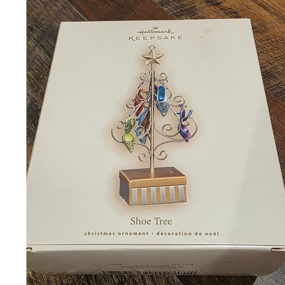 Hallmark Keepsake 2007 Shoe Tree Ornament Terri Steiger Handcrafted Metal